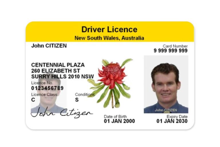 " New South Wales driving license online with no test."